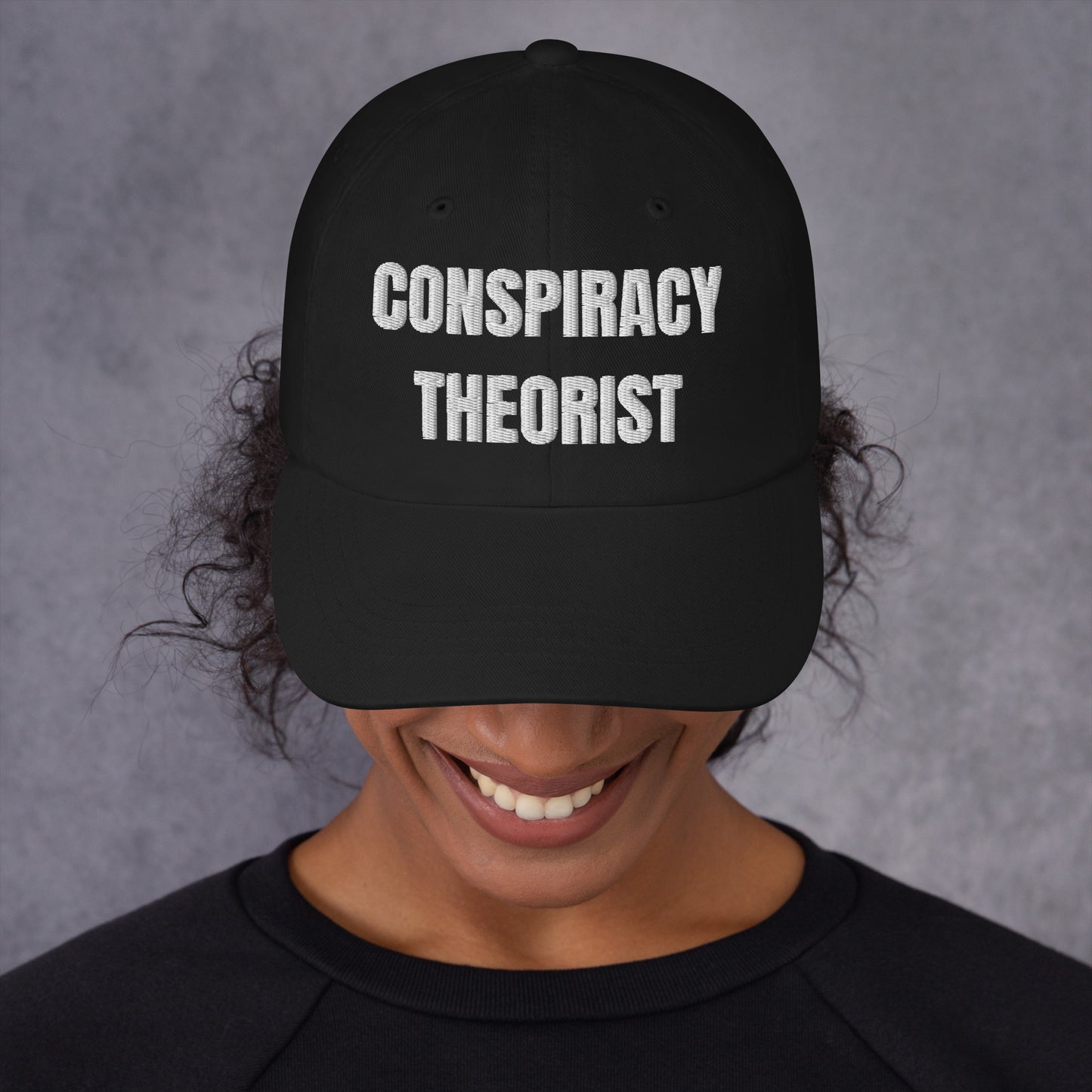 Conspiracy Theorist Hat - Black