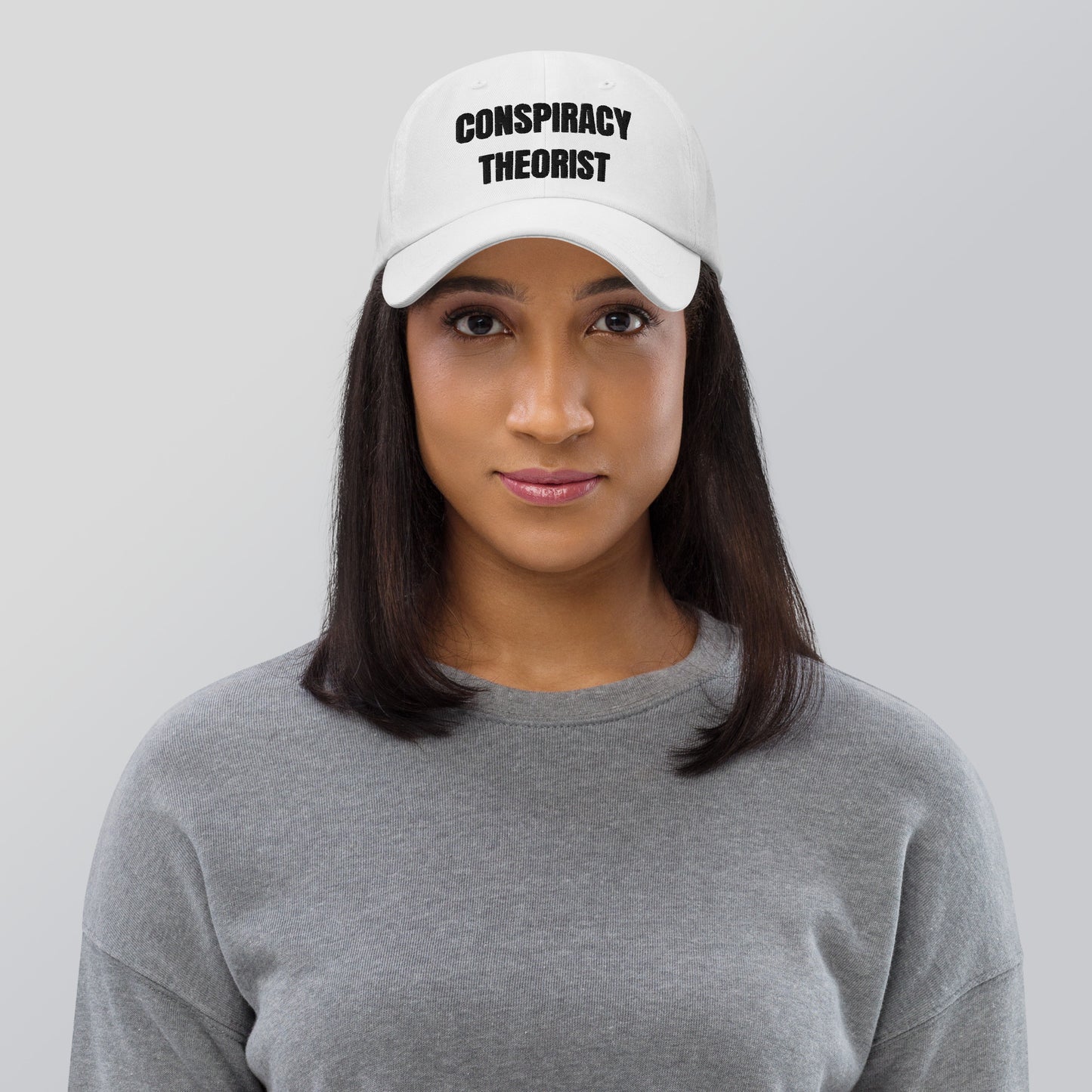 Conspiracy Theorist Hat - White