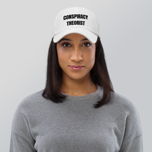 Conspiracy Theorist Hat - White