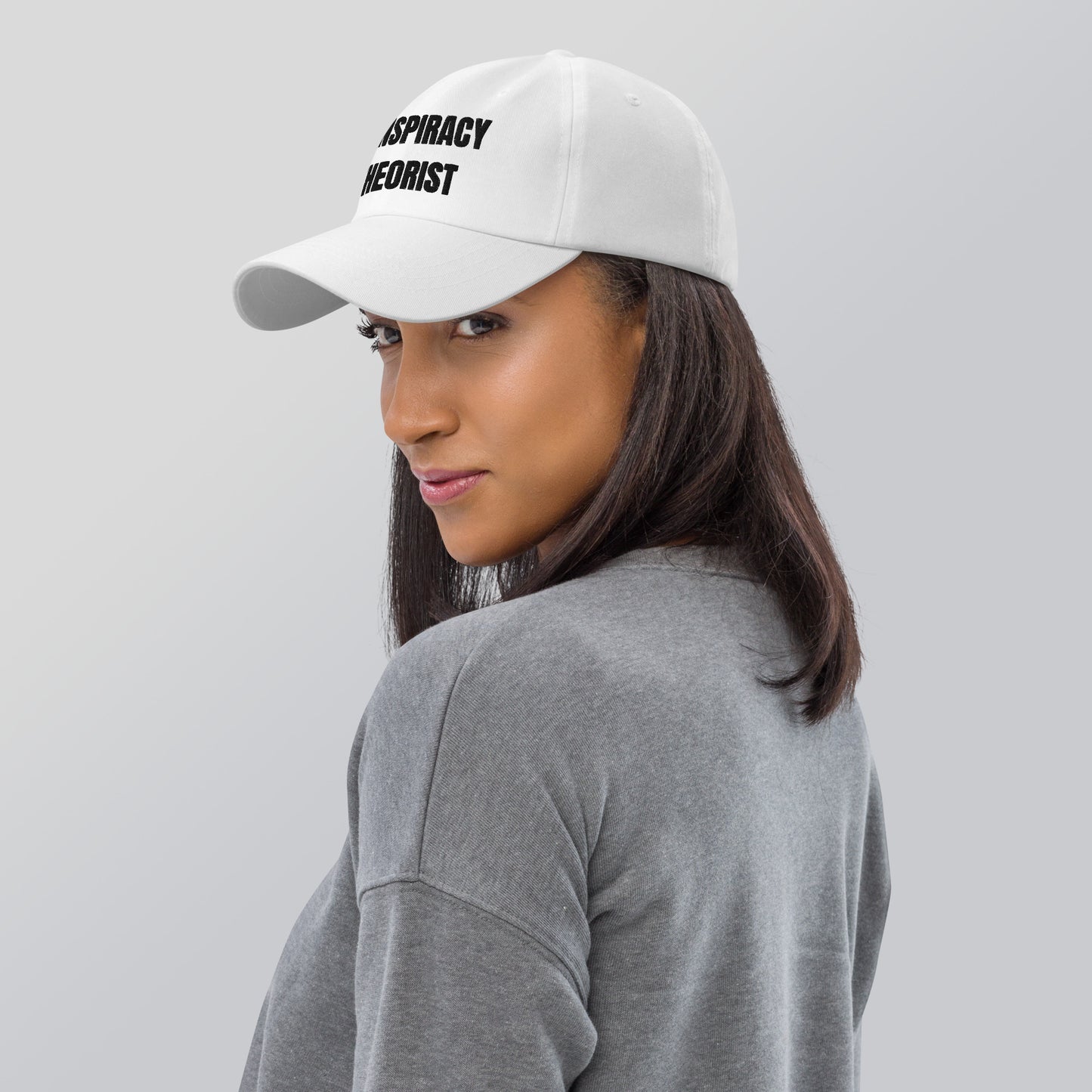 Conspiracy Theorist Hat - White